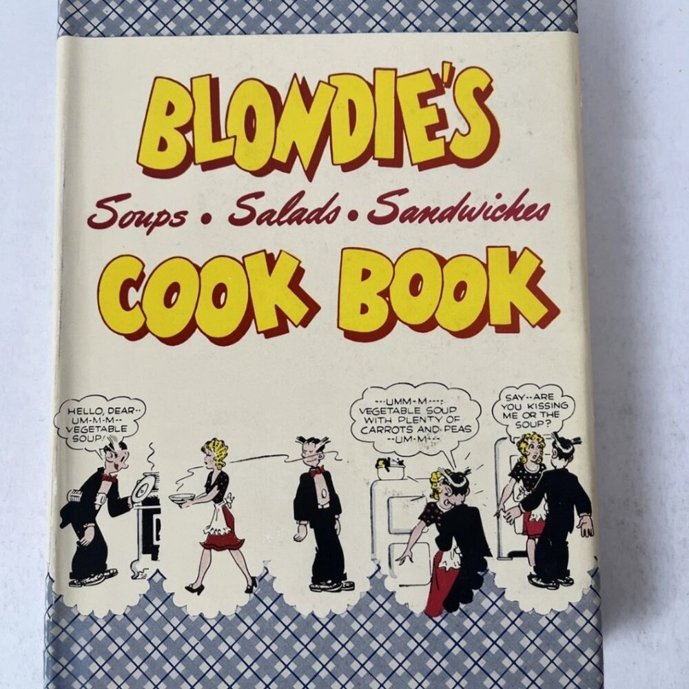 Vintage 1947 Blondie's Cook Book Chic Young Dagwood HC with Dust Jacket